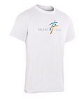 Funkční triko Talent team bílé pánské (záda jeden potisk)